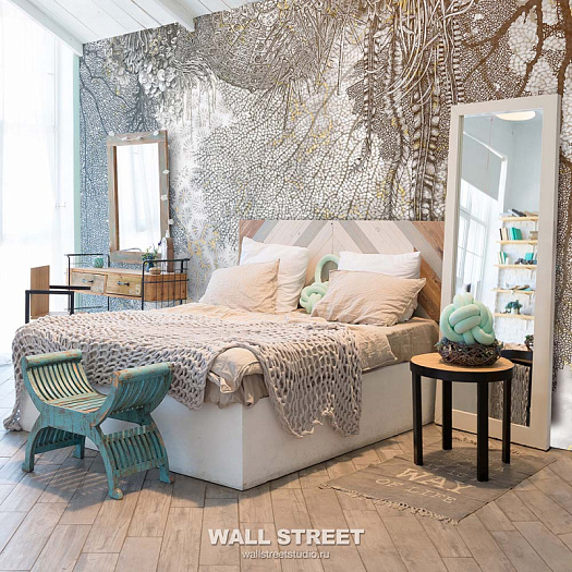 Фотообои в интерьере артикул Waves 14, WAVES, Wall street