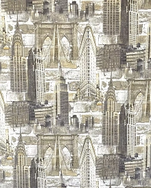 Обои город в прихожей Industry New York SL8631-24
